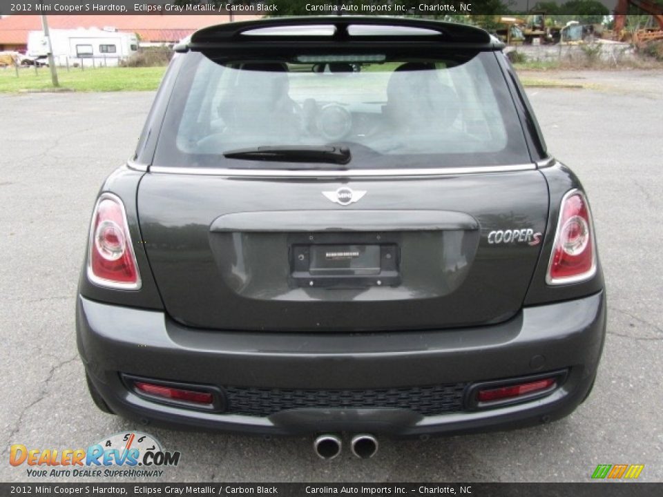 2012 Mini Cooper S Hardtop Eclipse Gray Metallic / Carbon Black Photo #9