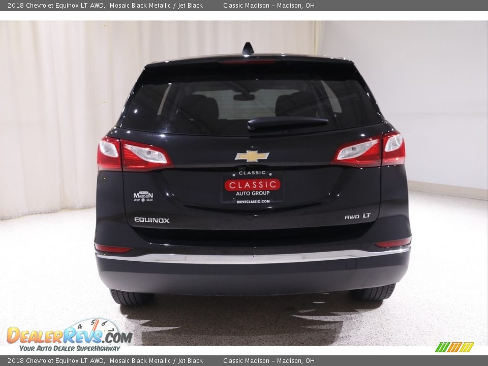2018 Chevrolet Equinox LT AWD Mosaic Black Metallic / Jet Black Photo #16