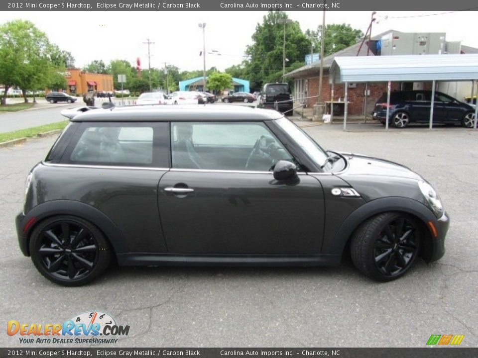 2012 Mini Cooper S Hardtop Eclipse Gray Metallic / Carbon Black Photo #11