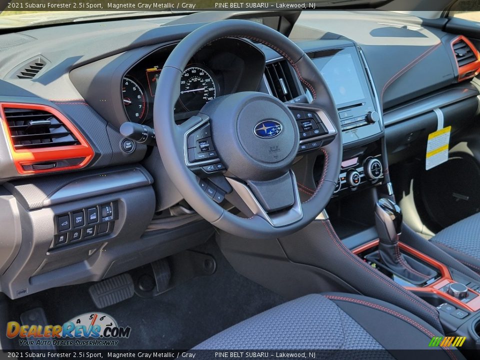 2021 Subaru Forester 2.5i Sport Magnetite Gray Metallic / Gray Photo #13