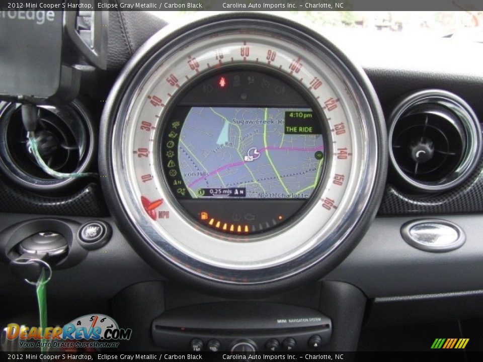 2012 Mini Cooper S Hardtop Eclipse Gray Metallic / Carbon Black Photo #15