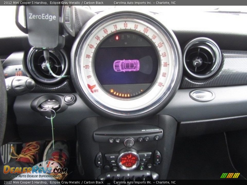2012 Mini Cooper S Hardtop Eclipse Gray Metallic / Carbon Black Photo #16