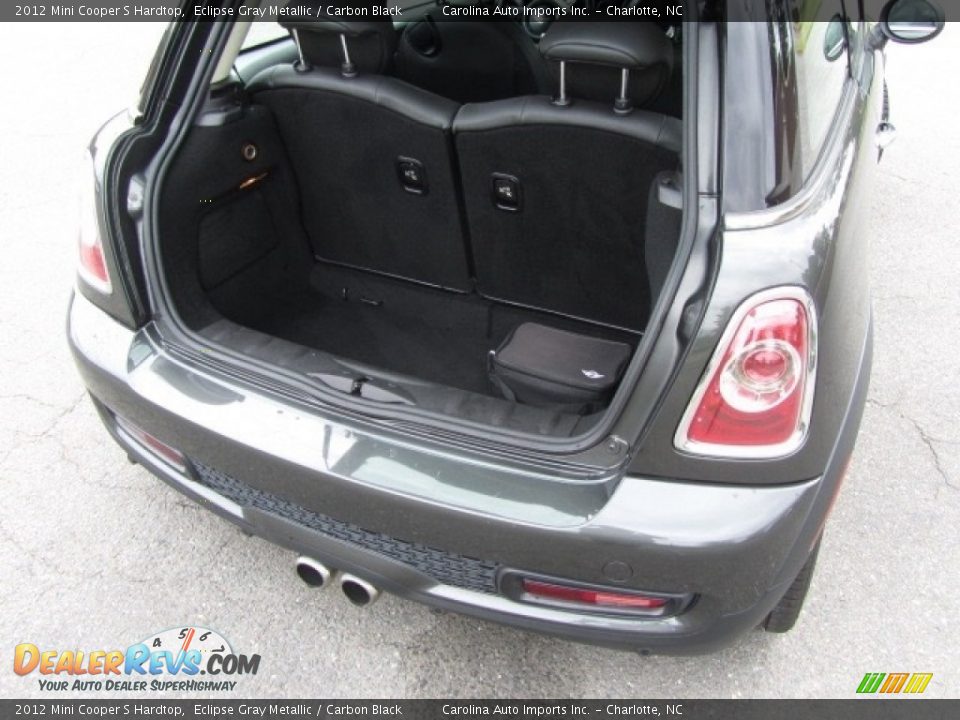 2012 Mini Cooper S Hardtop Eclipse Gray Metallic / Carbon Black Photo #21