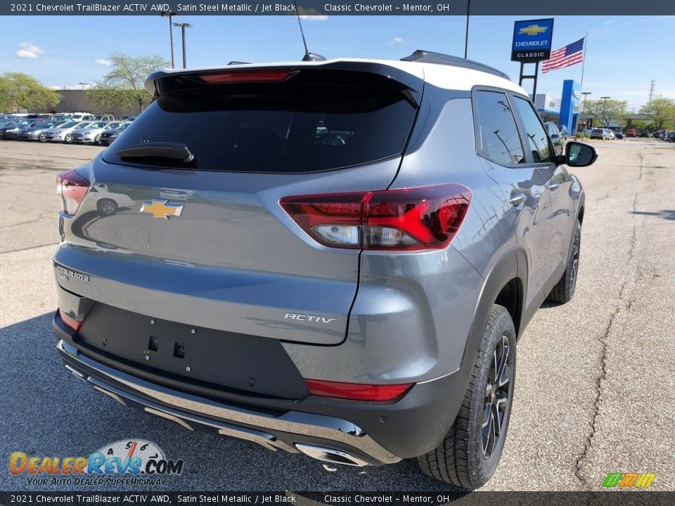 2021 Chevrolet TrailBlazer ACTIV AWD Satin Steel Metallic / Jet Black Photo #4