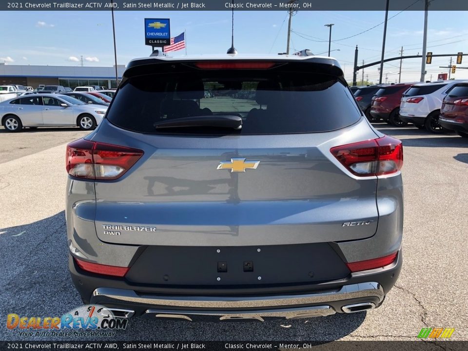 2021 Chevrolet TrailBlazer ACTIV AWD Satin Steel Metallic / Jet Black Photo #5