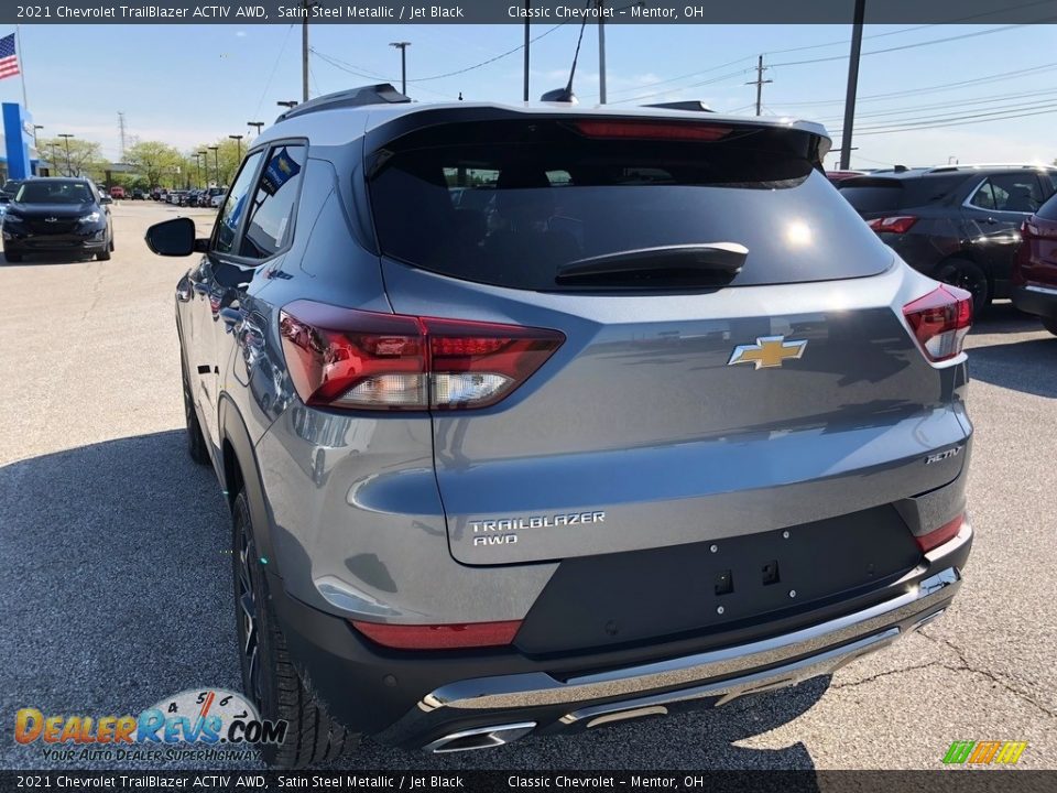 2021 Chevrolet Trailblazer ACTIV AWD Satin Steel Metallic / Jet Black Photo #6