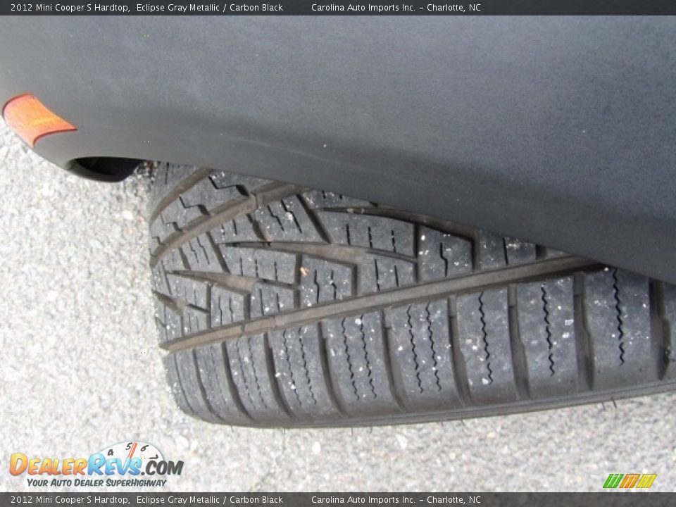 2012 Mini Cooper S Hardtop Eclipse Gray Metallic / Carbon Black Photo #27