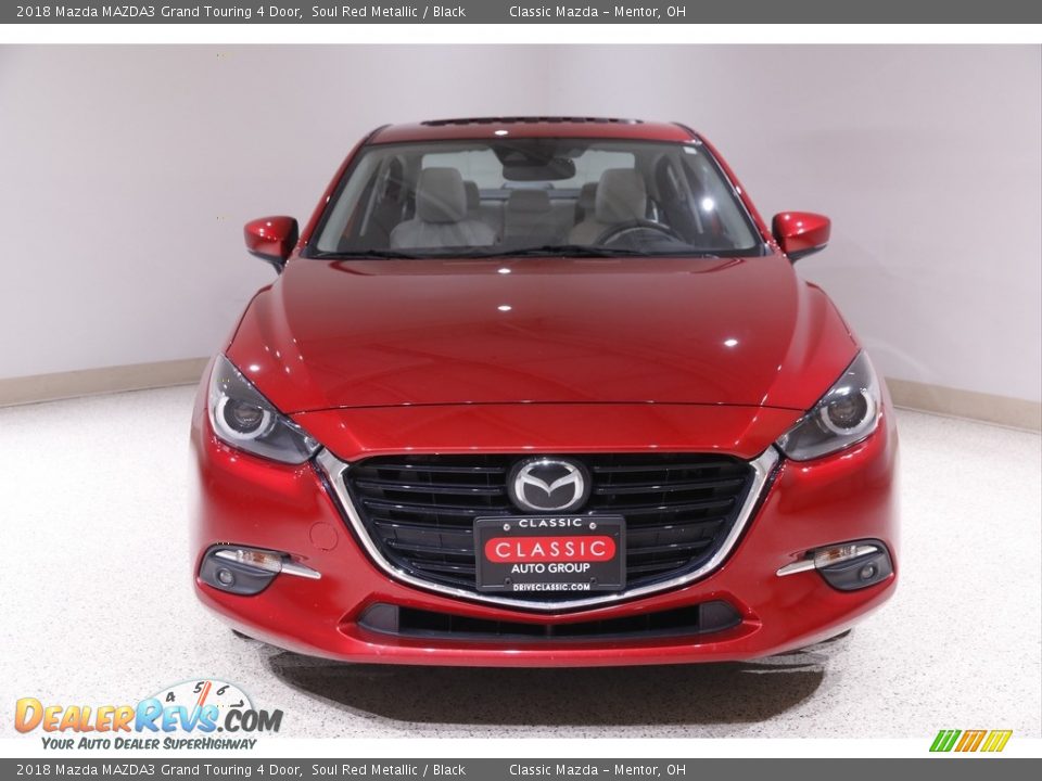 2018 Mazda MAZDA3 Grand Touring 4 Door Soul Red Metallic / Black Photo #2