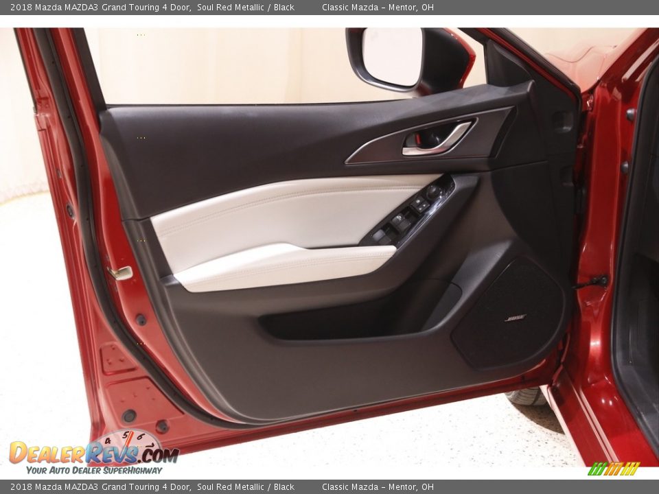 2018 Mazda MAZDA3 Grand Touring 4 Door Soul Red Metallic / Black Photo #4