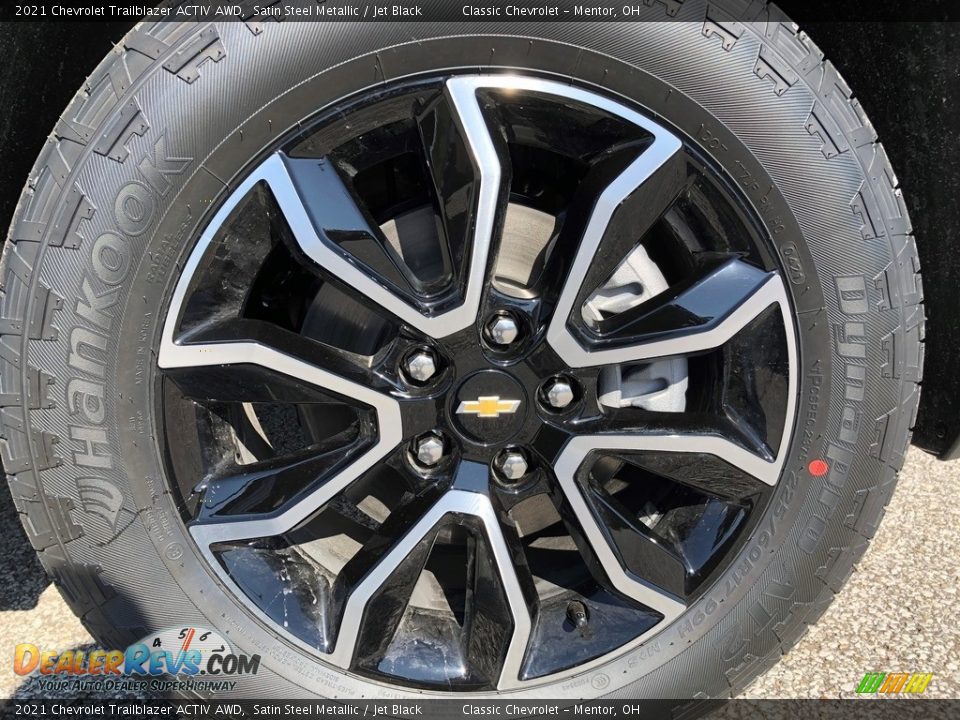 2021 Chevrolet Trailblazer ACTIV AWD Satin Steel Metallic / Jet Black Photo #11