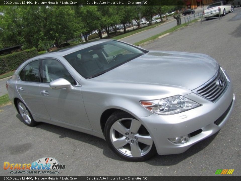 2010 Lexus LS 460 Mercury Metallic / Light Gray Photo #3