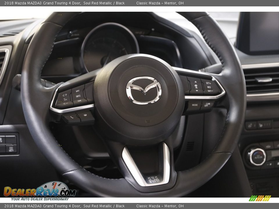 2018 Mazda MAZDA3 Grand Touring 4 Door Soul Red Metallic / Black Photo #7