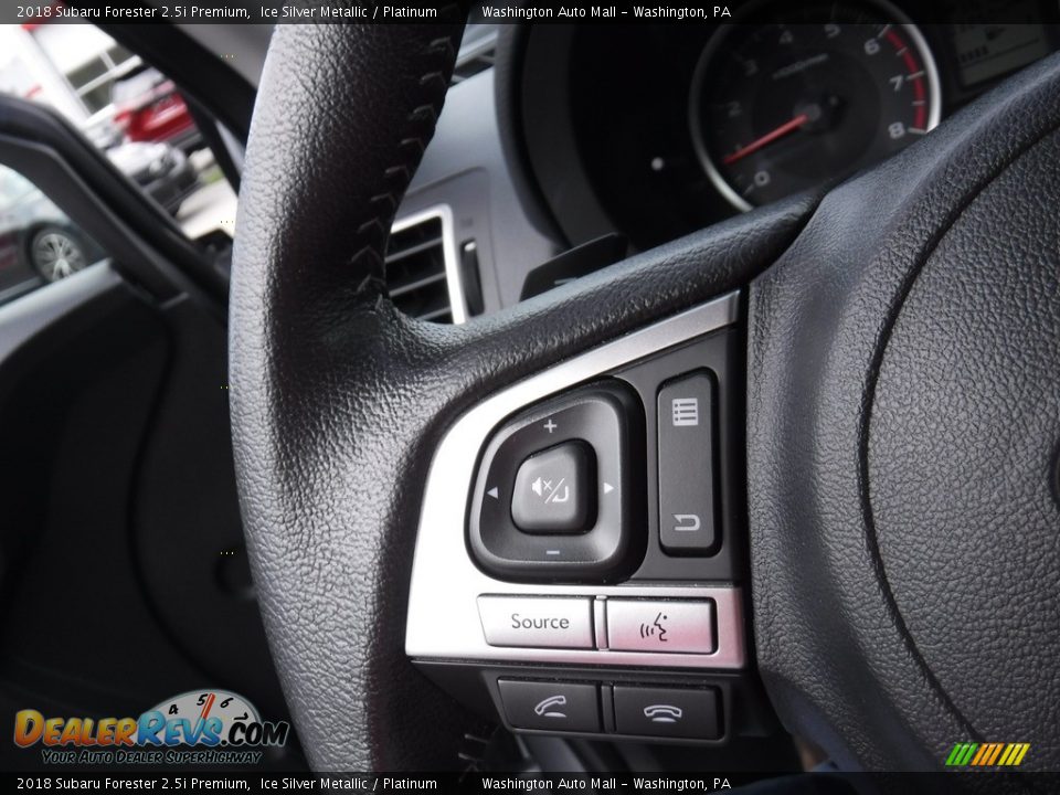 2018 Subaru Forester 2.5i Premium Ice Silver Metallic / Platinum Photo #6