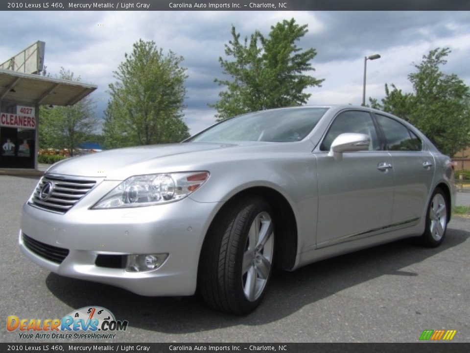 2010 Lexus LS 460 Mercury Metallic / Light Gray Photo #6