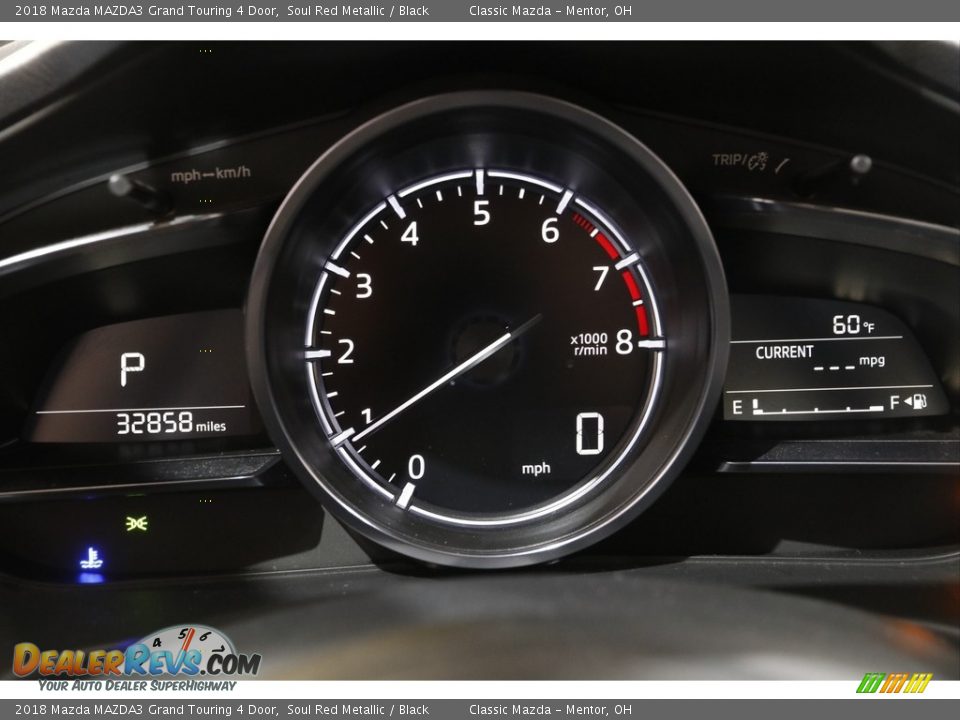 2018 Mazda MAZDA3 Grand Touring 4 Door Soul Red Metallic / Black Photo #8