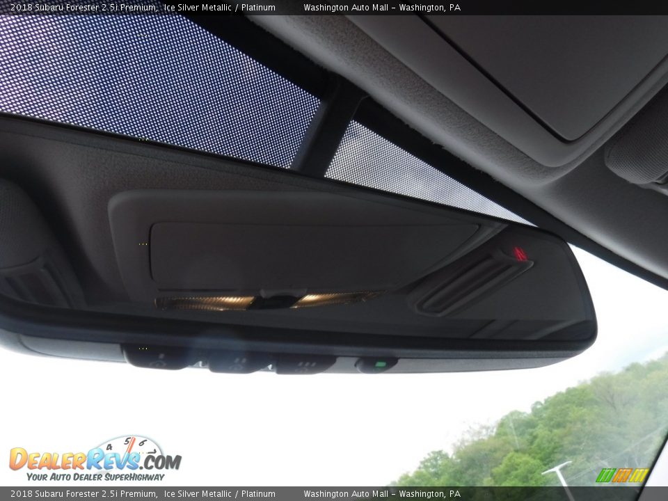2018 Subaru Forester 2.5i Premium Ice Silver Metallic / Platinum Photo #8