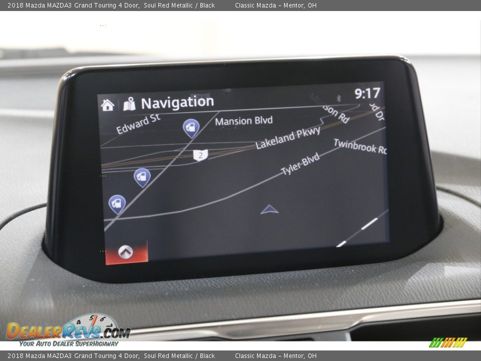 2018 Mazda MAZDA3 Grand Touring 4 Door Soul Red Metallic / Black Photo #10