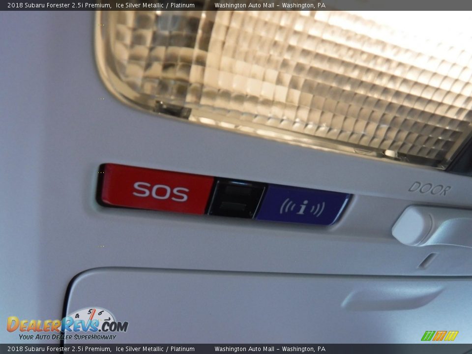 2018 Subaru Forester 2.5i Premium Ice Silver Metallic / Platinum Photo #9
