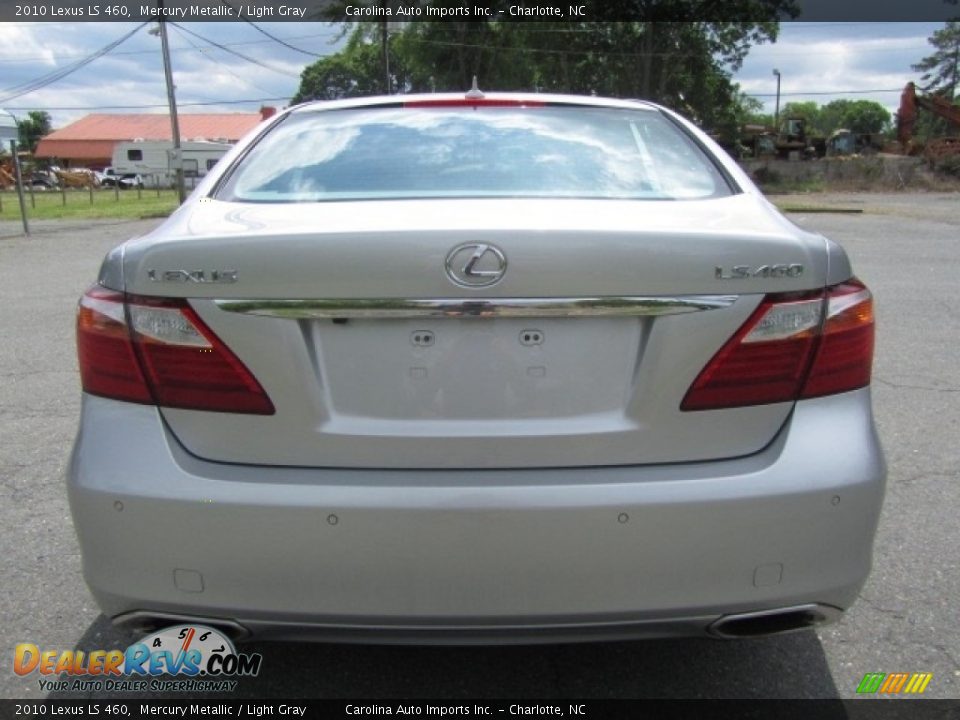 2010 Lexus LS 460 Mercury Metallic / Light Gray Photo #9