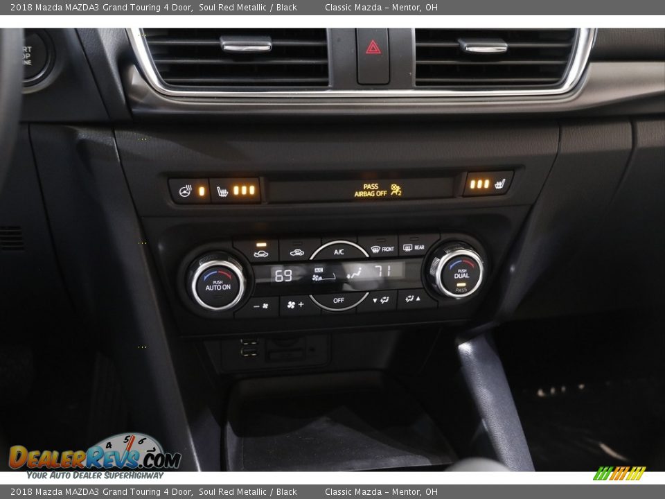 2018 Mazda MAZDA3 Grand Touring 4 Door Soul Red Metallic / Black Photo #11