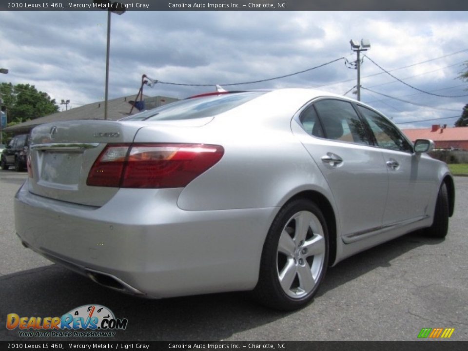 2010 Lexus LS 460 Mercury Metallic / Light Gray Photo #10