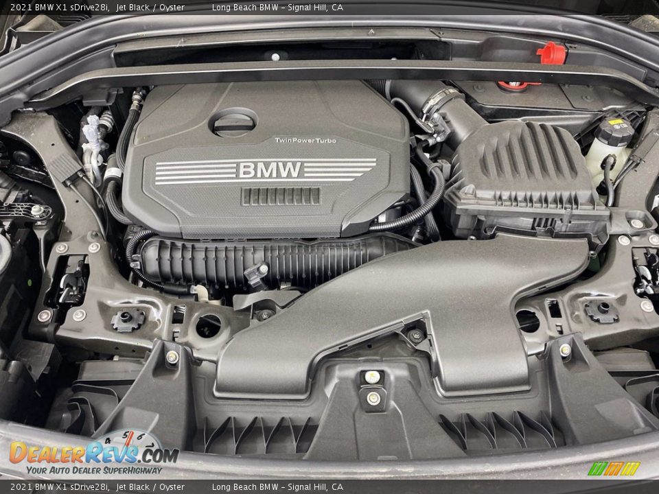 2021 BMW X1 sDrive28i Jet Black / Oyster Photo #9