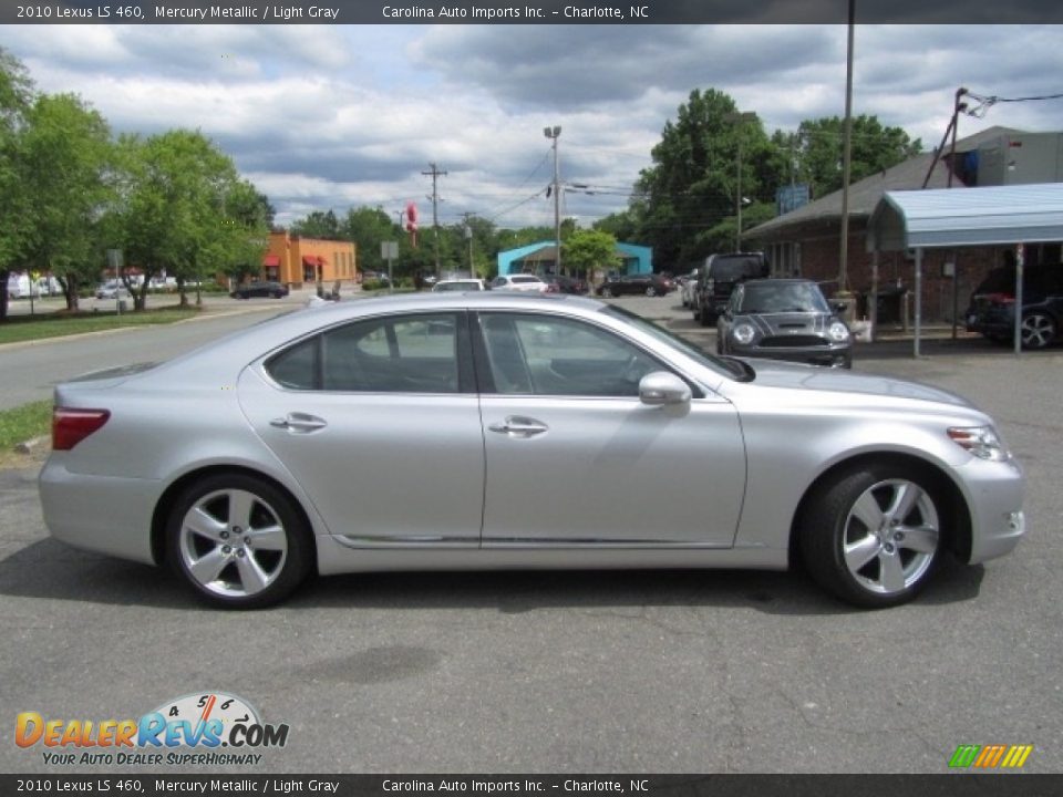 2010 Lexus LS 460 Mercury Metallic / Light Gray Photo #11