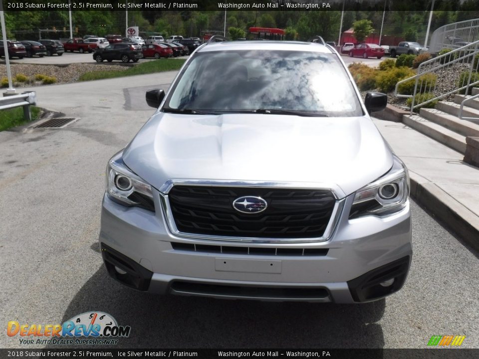 2018 Subaru Forester 2.5i Premium Ice Silver Metallic / Platinum Photo #12