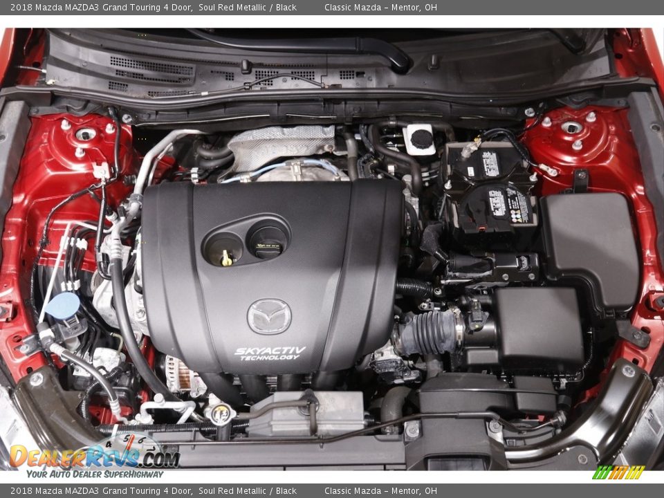 2018 Mazda MAZDA3 Grand Touring 4 Door Soul Red Metallic / Black Photo #17