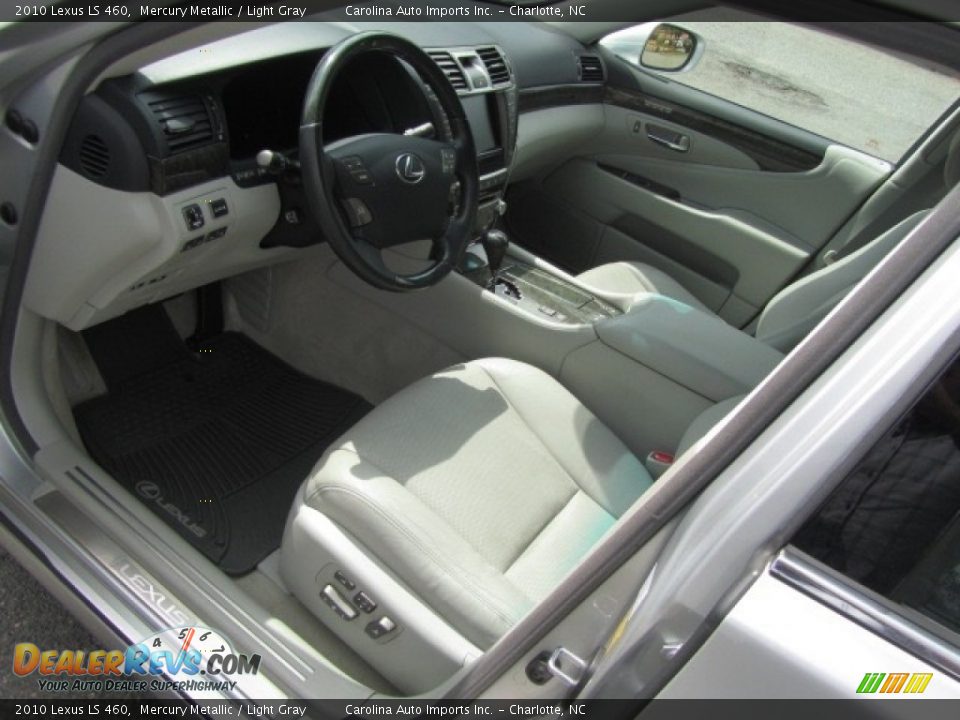 2010 Lexus LS 460 Mercury Metallic / Light Gray Photo #17