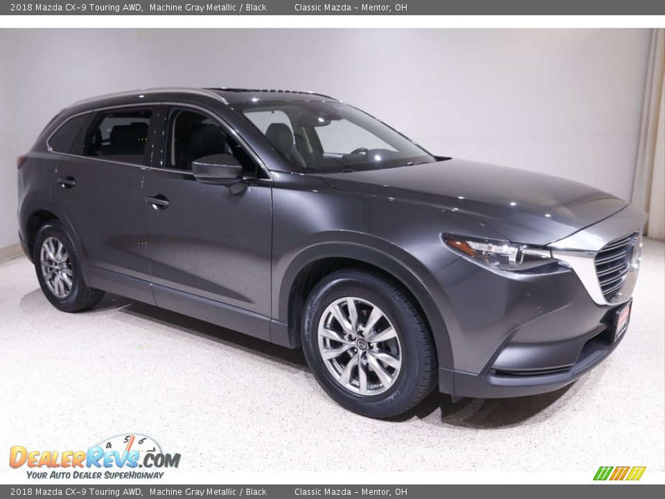 2018 Mazda CX-9 Touring AWD Machine Gray Metallic / Black Photo #1