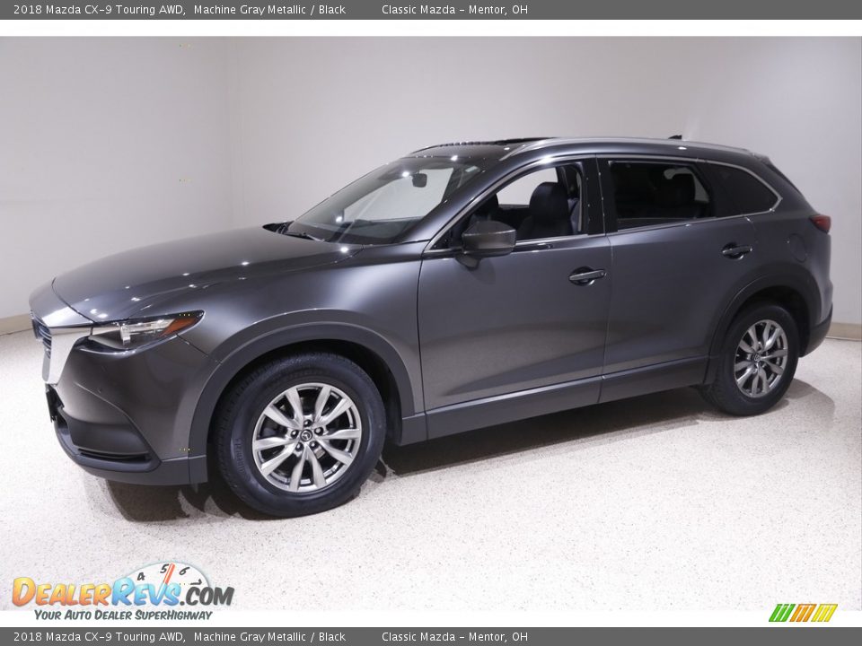 2018 Mazda CX-9 Touring AWD Machine Gray Metallic / Black Photo #3