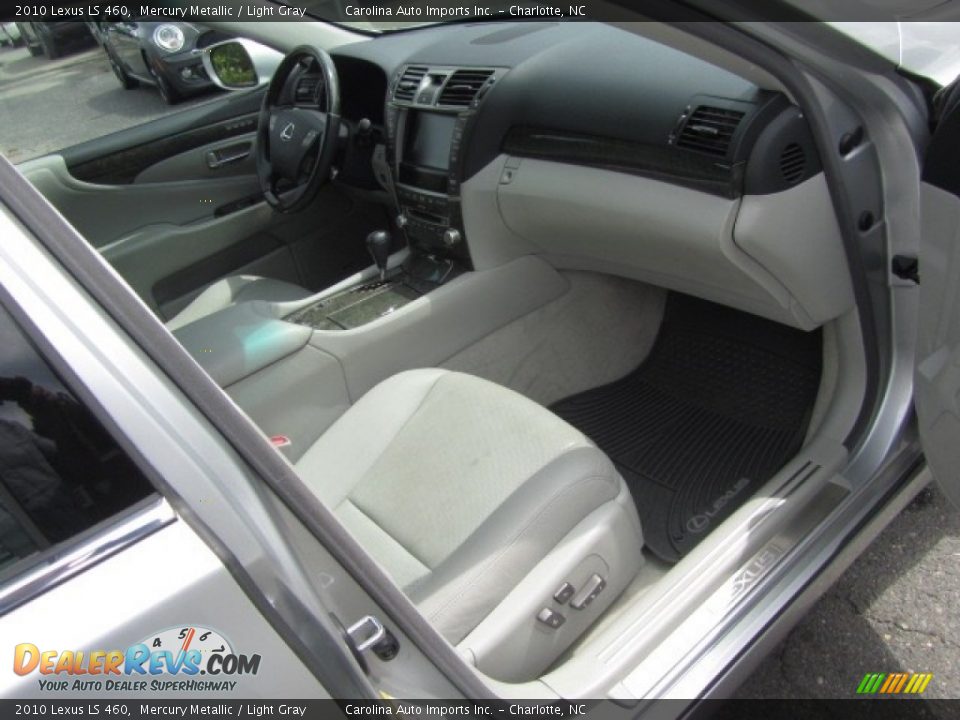 2010 Lexus LS 460 Mercury Metallic / Light Gray Photo #21