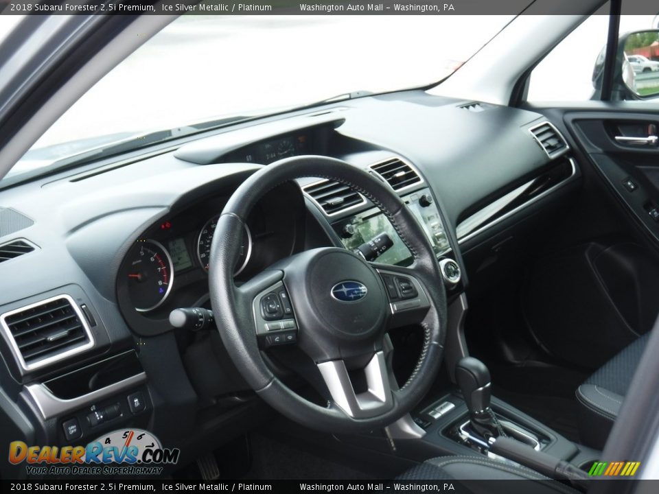 2018 Subaru Forester 2.5i Premium Ice Silver Metallic / Platinum Photo #20