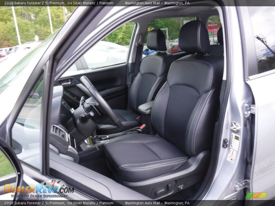 2018 Subaru Forester 2.5i Premium Ice Silver Metallic / Platinum Photo #21