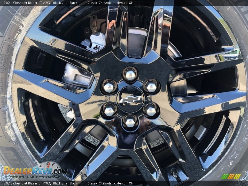 2021 Chevrolet Blazer LT AWD Black / Jet Black Photo #9