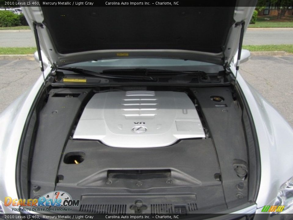 2010 Lexus LS 460 Mercury Metallic / Light Gray Photo #25