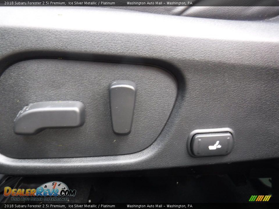 2018 Subaru Forester 2.5i Premium Ice Silver Metallic / Platinum Photo #22