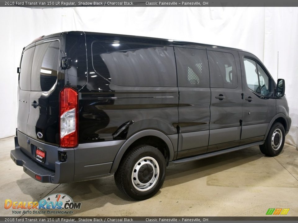 Shadow Black 2018 Ford Transit Van 150 LR Regular Photo #2