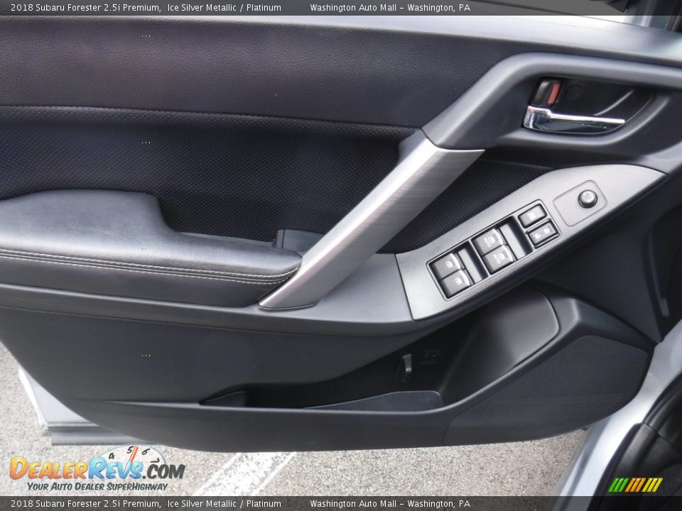 2018 Subaru Forester 2.5i Premium Ice Silver Metallic / Platinum Photo #23
