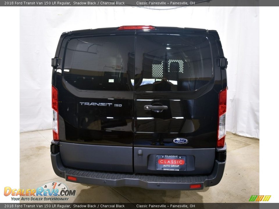 2018 Ford Transit Van 150 LR Regular Shadow Black / Charcoal Black Photo #3