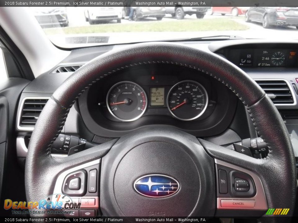 2018 Subaru Forester 2.5i Premium Ice Silver Metallic / Platinum Photo #26
