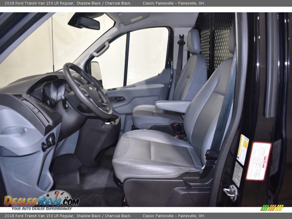 Charcoal Black Interior - 2018 Ford Transit Van 150 LR Regular Photo #6
