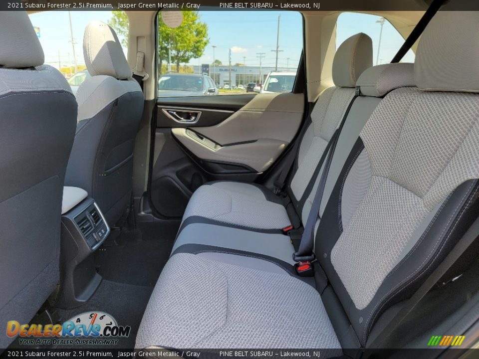 2021 Subaru Forester 2.5i Premium Jasper Green Metallic / Gray Photo #9