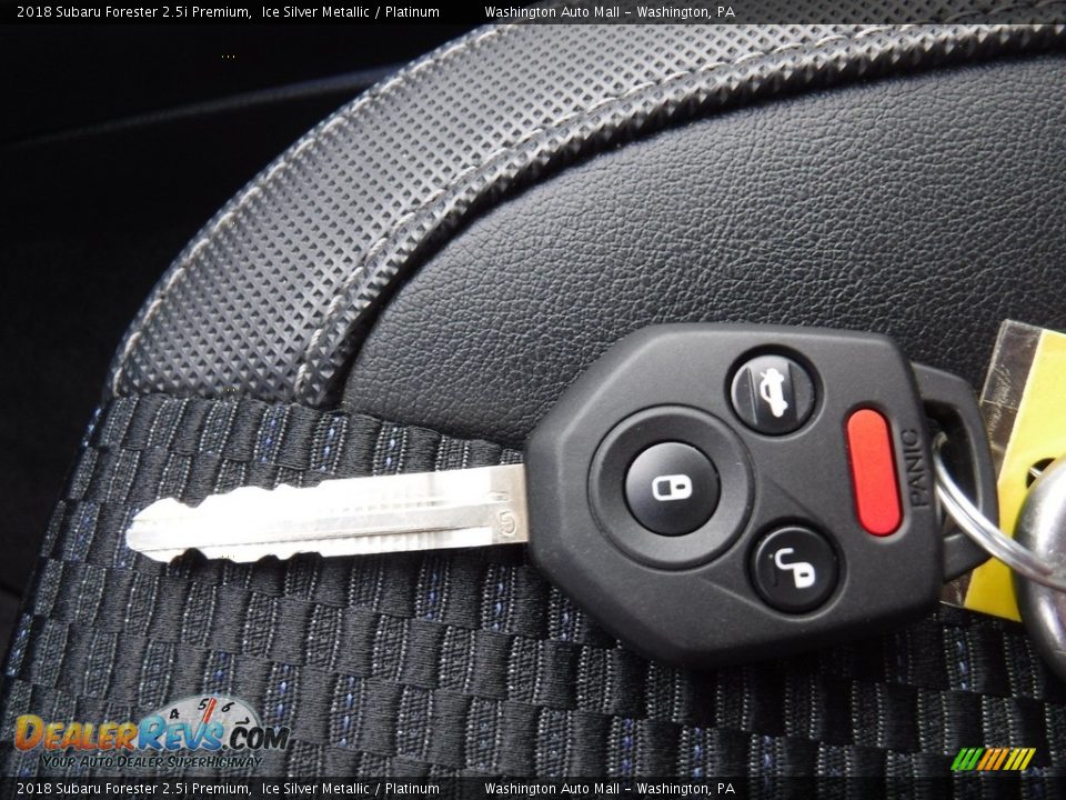 2018 Subaru Forester 2.5i Premium Ice Silver Metallic / Platinum Photo #31