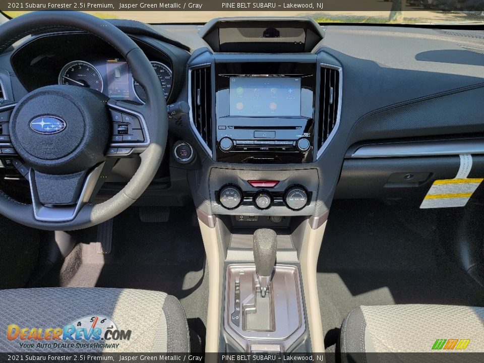 2021 Subaru Forester 2.5i Premium Jasper Green Metallic / Gray Photo #10