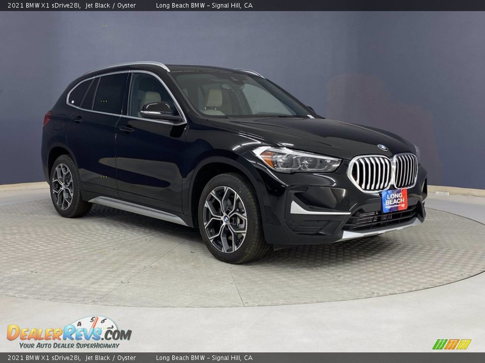 2021 BMW X1 sDrive28i Jet Black / Oyster Photo #27