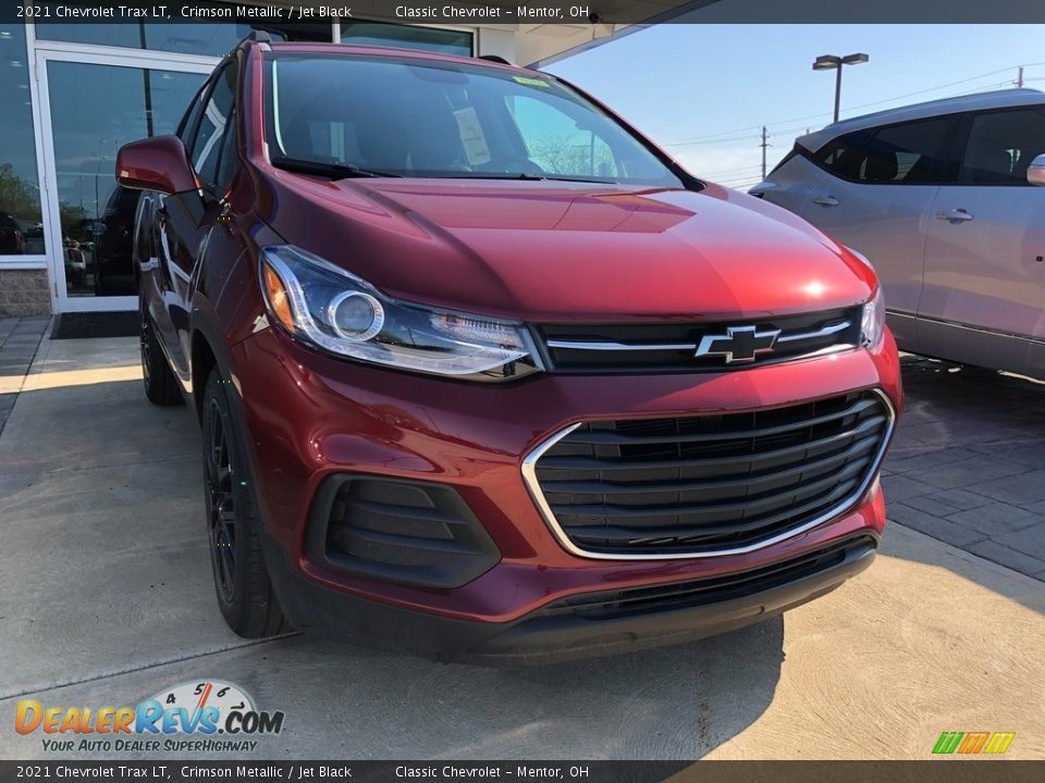 2021 Chevrolet Trax LT Crimson Metallic / Jet Black Photo #2