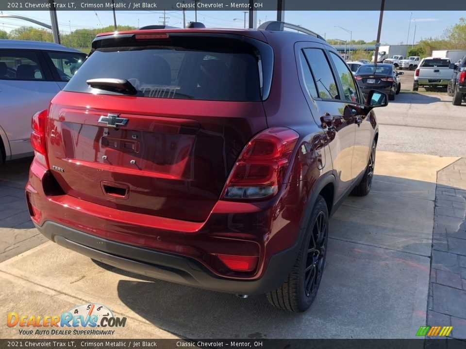 2021 Chevrolet Trax LT Crimson Metallic / Jet Black Photo #3