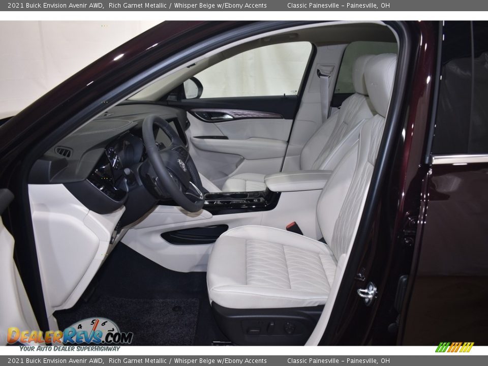 2021 Buick Envision Avenir AWD Rich Garnet Metallic / Whisper Beige w/Ebony Accents Photo #7